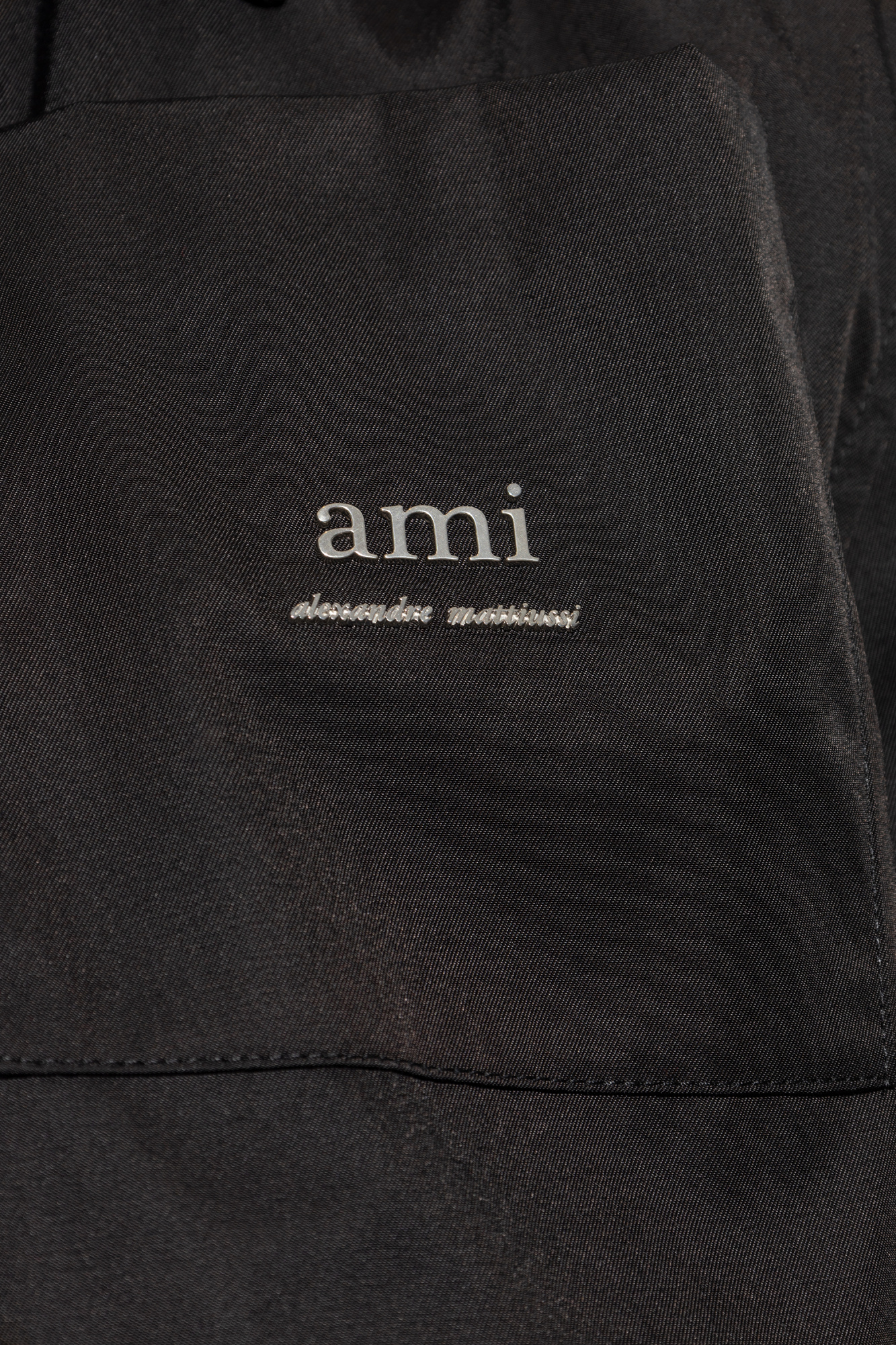 Black Jacket with logo Ami Alexandre Mattiussi - Vitkac AS